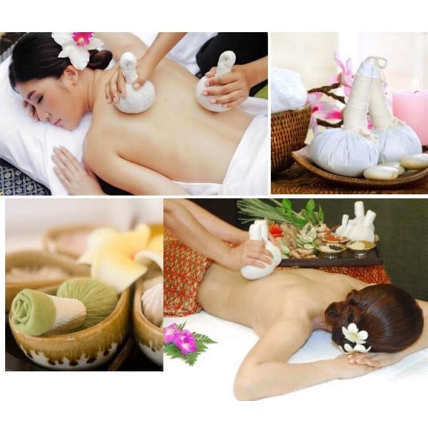 Healing Properties of Thai Herbs with Natural Herbal Compress Spa Body Ball