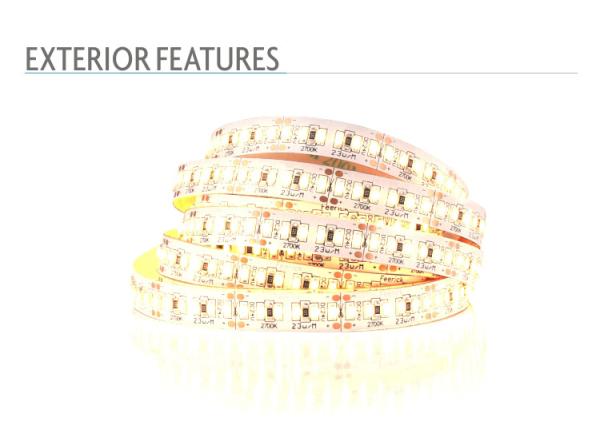 3014 216LEDs/m High Lumen 12 Volt  LED Strip For Homes , Ultra Bright LED Strip 10MM PCB Width