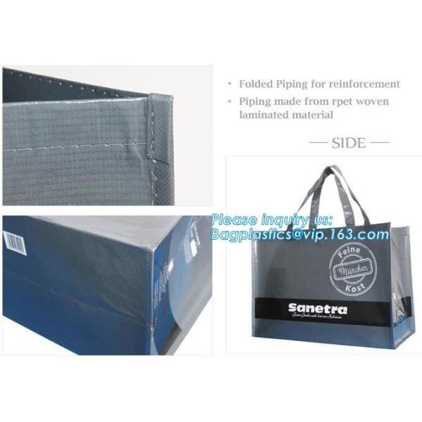 Shopping printing fabric insulated foldable bag, custom pp non woven bag tote bag, Wholesale Clothe Storage Non Woven Ba