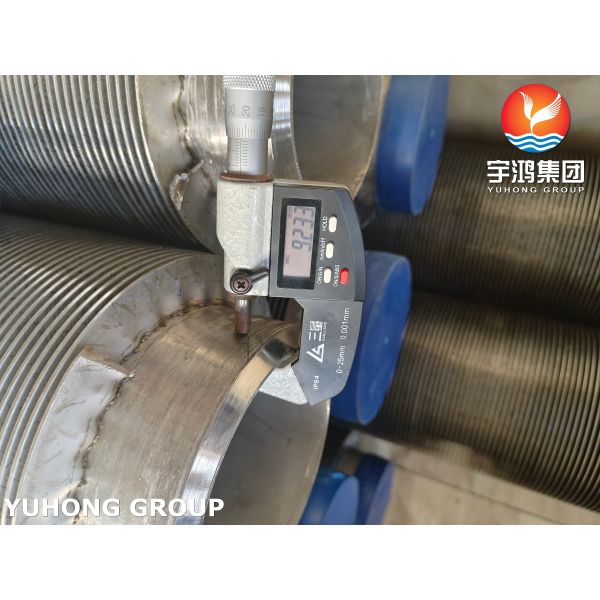 ASTM A213 TP347H Stainless Steel HF Welded Finned Solid Tubes for Heating Furnaces