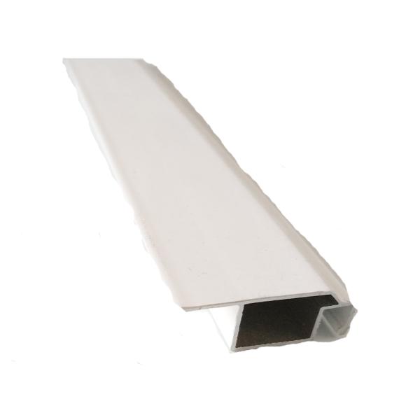 Customized 7.2m White Powder Coated Aluminium Extrusions