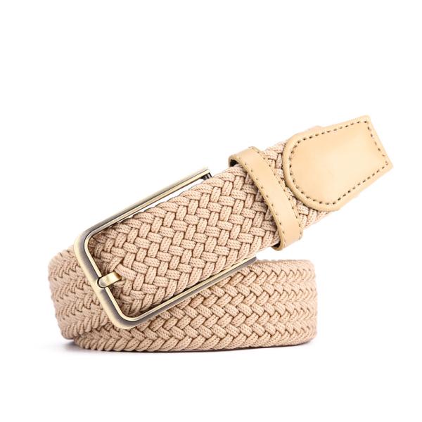 240pcs Ladies Wide Elastic Belts 3.5cm Mens Braided Belts For Jeans