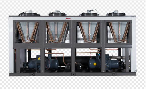 150HP Industrial Air Cooled Screw Chiller For Blown Film Machine And PET Bottle Line