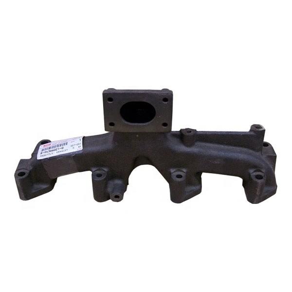 ZX120 4BG1 Excavator Engine Parts Exhaust Manifold Pipe 8-94366021-0
