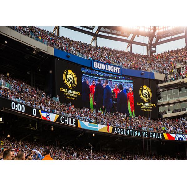 IP65/IP54 Perimeter Led Screen , P10 SMD3535 Football Stadium Advertising Boards