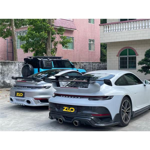 Auto Parts for Porsche 911 992 Body Kit 911 992 Turbo Upgraded Techart Style Front and Rear Bumper Cover Body Kit
