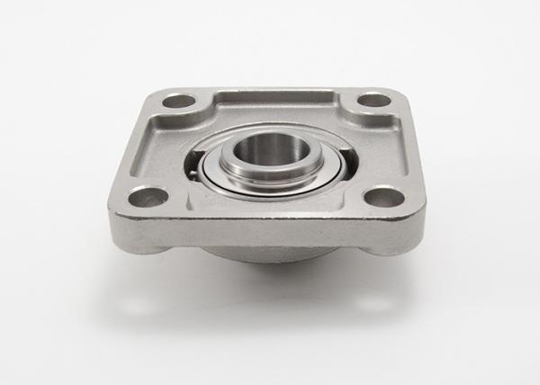 Grub Screws Metric Pillow Block Bearings Flange Mounted Stainless Steel 4 Bolt SUCF308