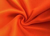 Tissu réfléchissant orange de polyester de l'habillement 180GSM de sécurité de vêtements de travail