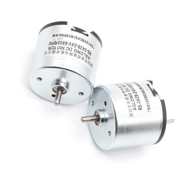 Motor alto do torque da escova de carbono de ASLONG RS-3429 12/24V 5500-7500RPM motor de alta velocidade da C.C. do fornecedor do motor da C.C. do micro