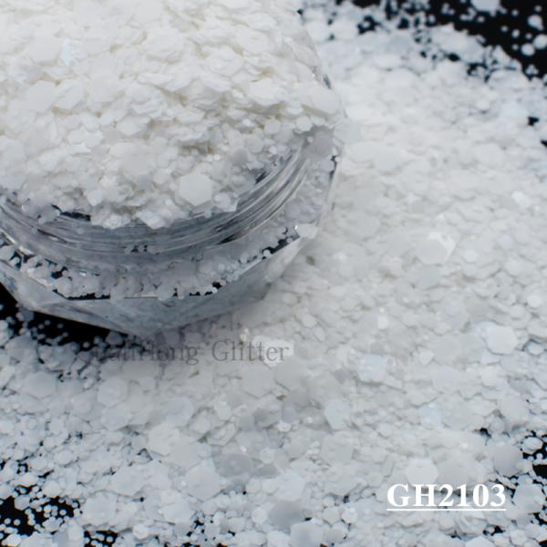 Matte Solvent Resistant Glitter Epoxy Chunky Mix For Nail Arts Decorations