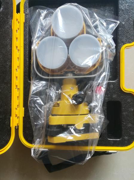 Topcon Type Triple prism set with tribrach and adapter with the  plastic case