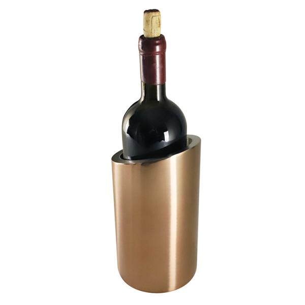 Chiller de garrafas de vinho de parede dupla Festas de champanhe Baldes de gelo de aço inoxidável