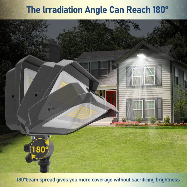 LED Outdoor Flood Lights Tunable Knuckle Mount 150W 120W 100W 35W 20W 15W Selectable