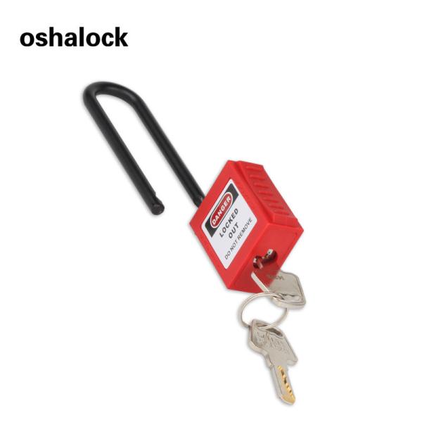 76 nylon long beam Anti-magnetic explosion-proof Industrial electrical lock out Insulated safety padlock