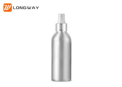 Matte Silver Aluminum Empty Fine Mist Spray Bottles Refillable Anti Fall 30ml - 250ml
