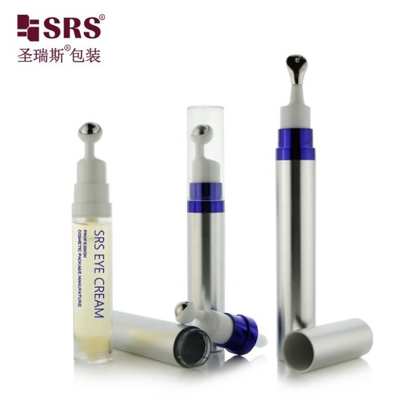 SRS 8ML 10ML 15ML Airless Bottle Roll on Bottle High Quality Hot Sale Eye Cream Massage Container