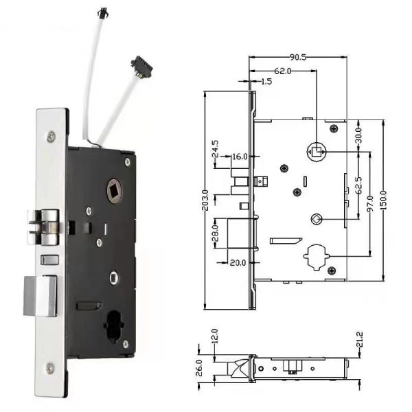 TGM726 Tuya Hotel Lock