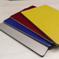 Painel de parede composto de alumínio PVDF de 4*0,3 mm Acm para material de construção