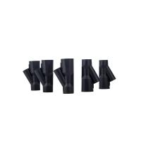 125612 Corpo de entrada preta Versa Spray II IPS Pistola automática de pulverização de pó com parte de montagem Shur Lok