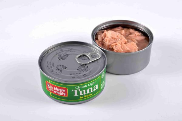 O bonito enlatado Tuna Chunk/Shredded no óleo vegetal China enlatou Tuna Fish