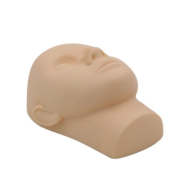 Cabeça de prática permanente da composição da cor da pele do gel de silicone 15 x 13 X12 CM