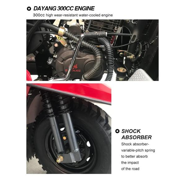 12В грузовой моторизованный скутер для трицимото и грузового транспорта