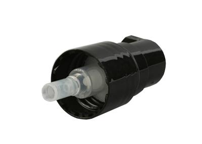 Plastic Black Perfume Pump Sprayer Small Size Lightweight With Smooth Suface