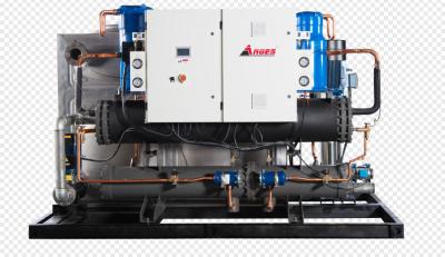 Sistema integrado de refrigeração industrial de 280 cv Tipo de parafuso semi-hermético