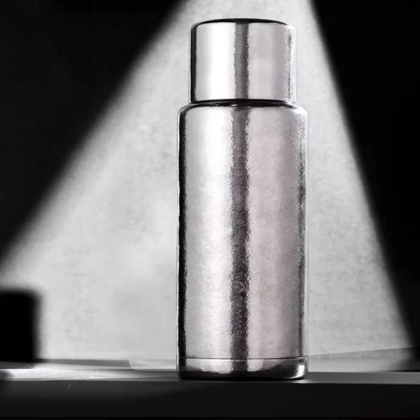 Ultra Light Portable 750ml Insulated Titanium Water Bottle Anti Oxidation Double Wall Titanium Water Bottle Available In Silver Blue And Copper