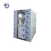 Three Personal Air Shower Room Stainless Steel 304 With Single Leaf Swing Doors