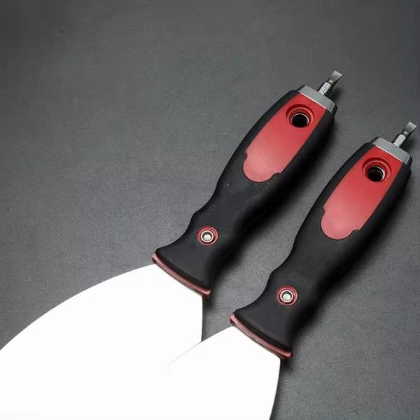 2 3 4 5 High Quality Toughness Plastic Hand Tools Painting Wall Cleaning Putty Knife with Screwdriver end