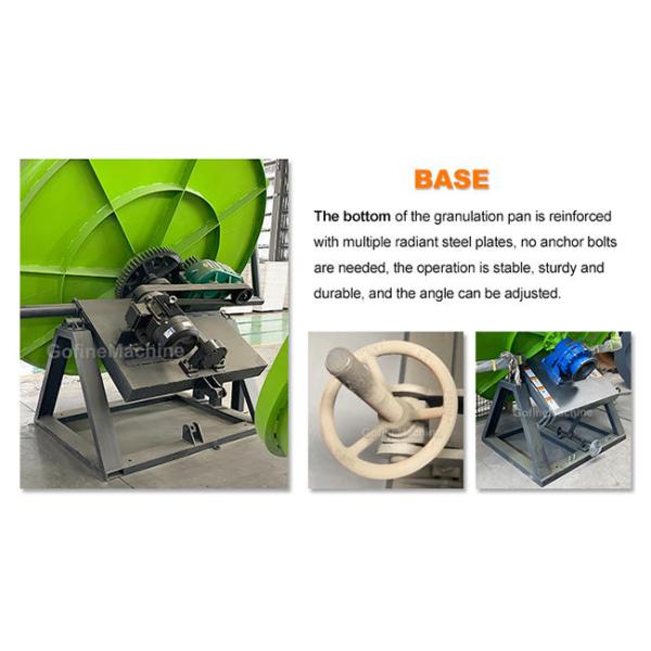 Бентонитный дисковый котёнок смешанный удобрение гранулятор 15кВт 10т/ч Мощность