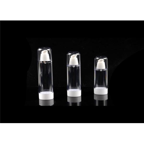 Круглая пустая безвоздушная косметика разливает цвет по бутылкам 15мл 30мл подгонянный 50мл