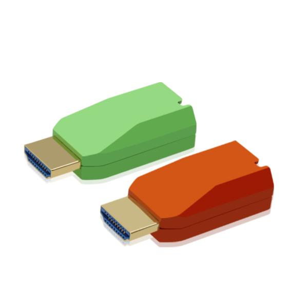 Micro Pluggable 4K/60Hz HDMI2.0 através de Single-Core Multimode Fiber Extender