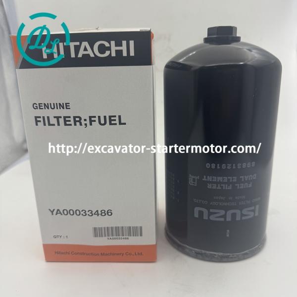YA00033486 ISUZU 8983129180 Fuel Filter Excavator Hitachi ZAX490-5A