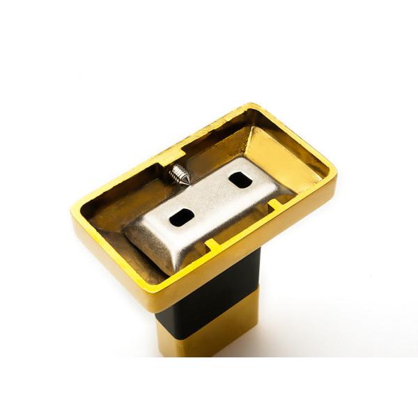 Золотая современная стеклянная полка / настенная стоматологическая щетка для зубов аксессуары для ванной