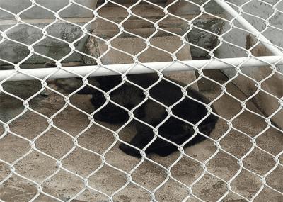 304 Flexible Metal Mesh Netting 6.0mm Fabric Steel Knotted Rope Mesh Stainless Steel