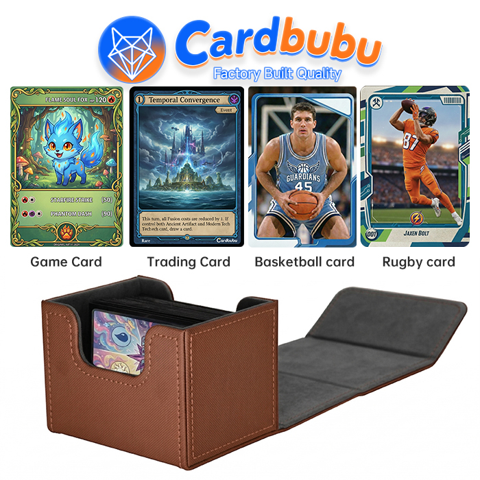 OEM PU Leather Deck Box 100 Card MTG Yugioh TCG Custom Tcg Deck Box