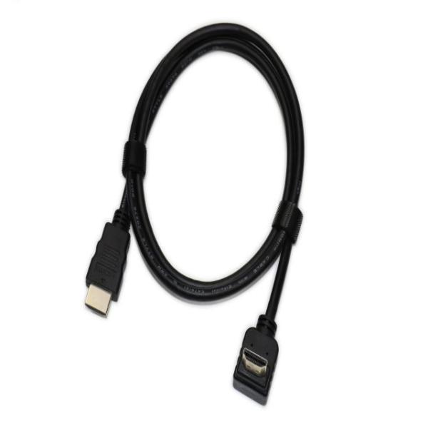 Gold Plated High Speed 90 Degree Male To Male Cable 4K High Speed HDMI Cord