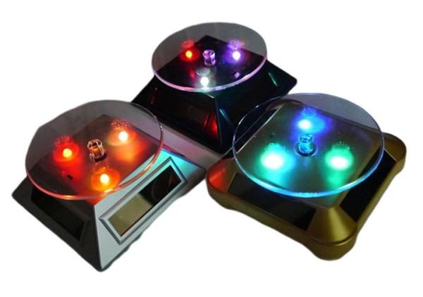 360° Solar Powered Turntable Revolving Display Turntable For Displaying Goods
