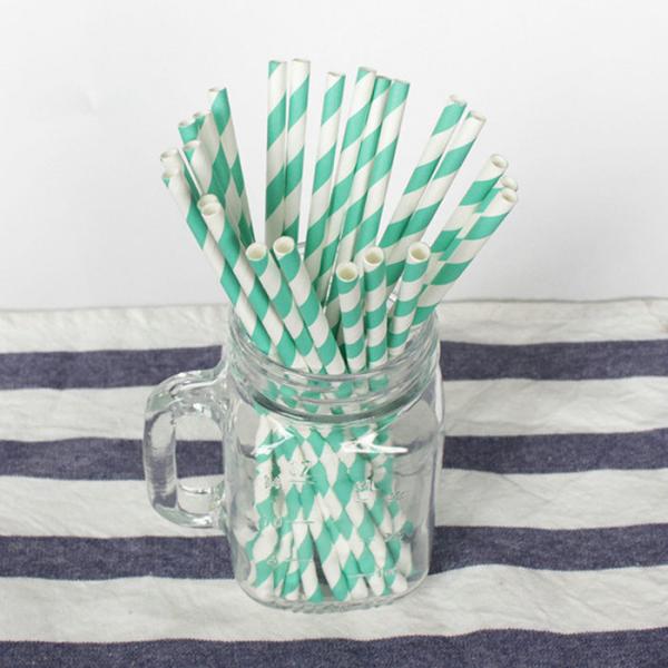 146mm Party Decoration Colorful Biodegradable Cocktail Straws