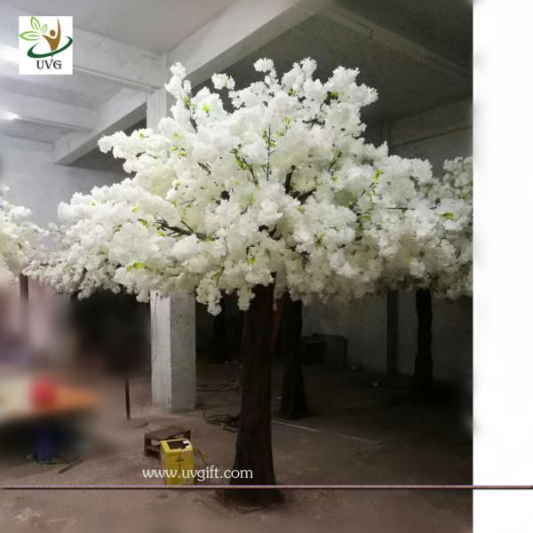 UVG 10 foot pink cherry blossom decorative artificial trees for church wedding decorations CHR170