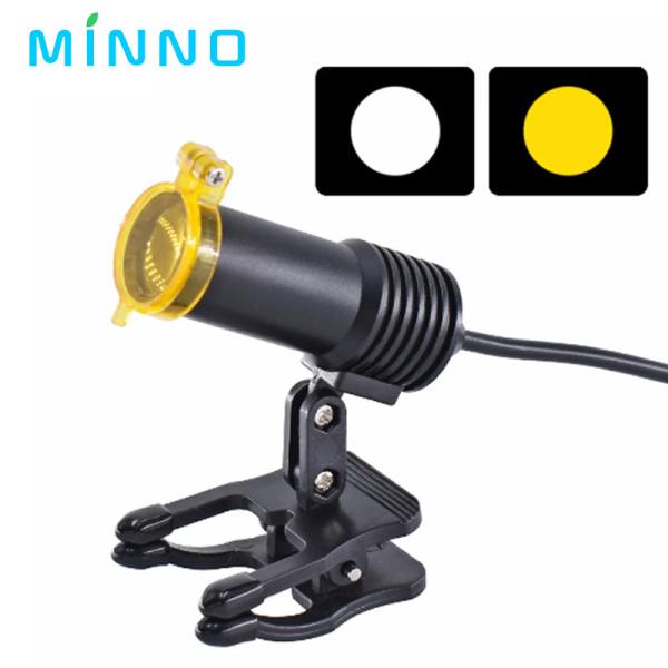 Lúpulas cirúrgicas de luz LED de 5W Dental com aumento de luz Binocular