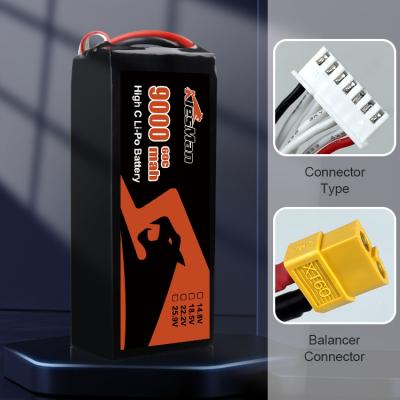 Capacity Klesman 6S1P 22.2V 9000 MAh FPV Drone Battery with XT60 Connector