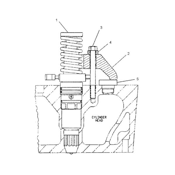 4P9075 Diesel Engine Fuel Injector Group 0R3051 For CAT 3508 3516