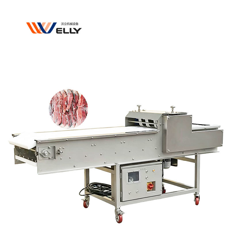 Automatic Food Segment Cutting Machine SUS304 for Frozen Squid Chicken Leg Chicken Feet Long Pepper