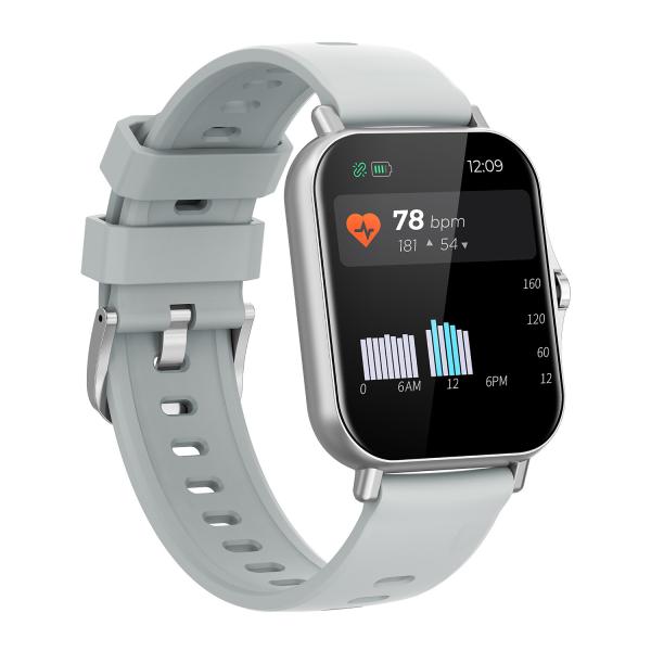 CE 300mAh touch screen smartwatch BLE5.0 heart rate and blood pressure call reminder