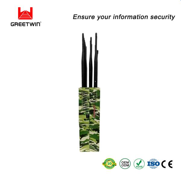 16000mAH 21.0W Wifi Signal Blocker 21 Antennas With Car Recharger