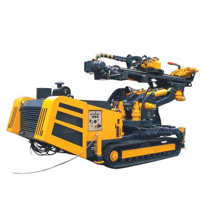 TEC Hydraulic Multifunction Tunnel Drilling Rig with drilling angle 360 degree 50m Depth 250mm Dia T