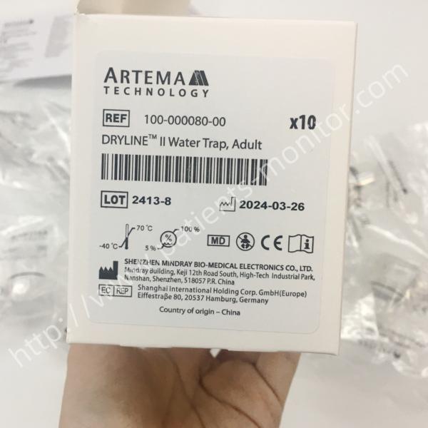 Mindray DRYLINE II Water Trap 100-000080-00 para Anestesia Adulto Pediátrico Flat Top 10 piezas por caja